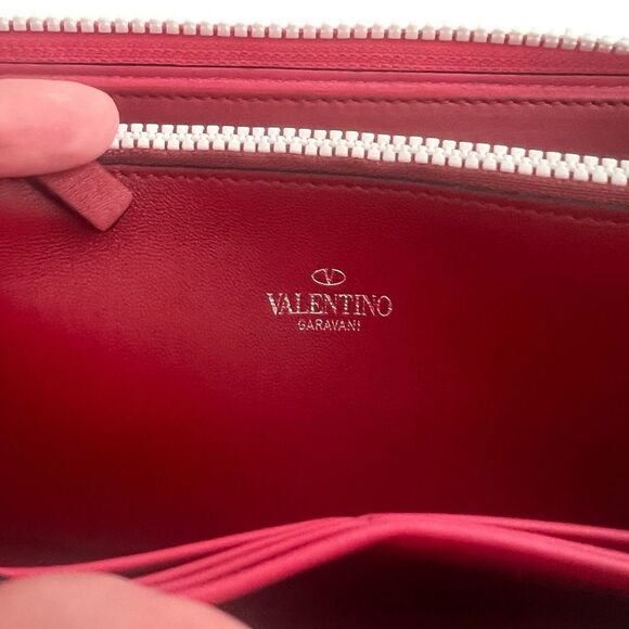 VALENTINO GARAVANI Rockstud Spike Leather Wallet - Picture 10 of 14